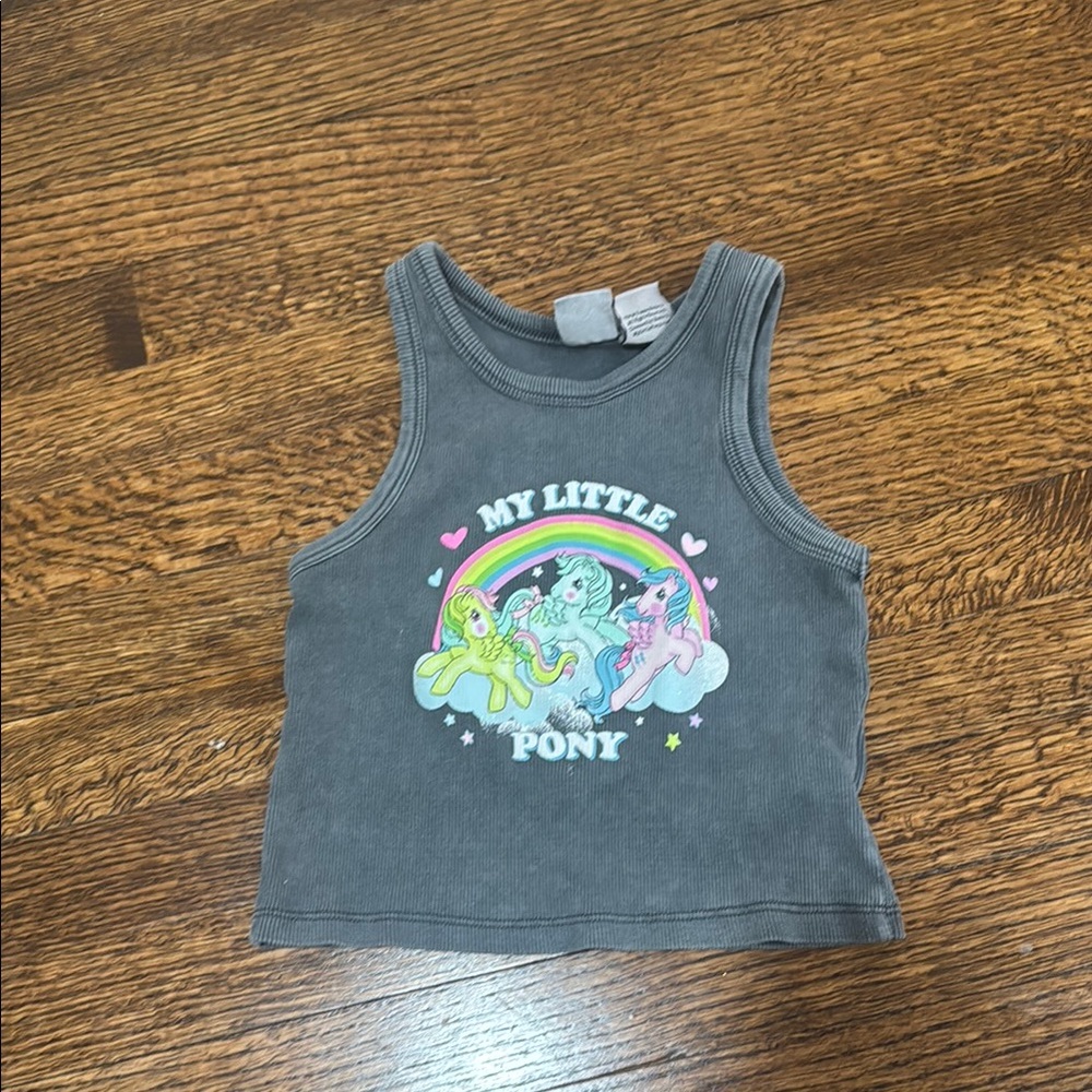 My Little Pony Gray Kids Tank Top